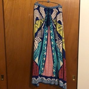 Vibrant maxi skirt